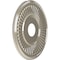 Ekena Millwork Berkshire PVC Ceiling Medallion (Fits Canopies up to 7"), Bright Coat Chrome, 16"OD x 3 1/2"ID x 1"P CMP16BEBCR - alternate 4